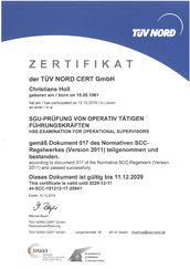 SCC-Zertifikat
