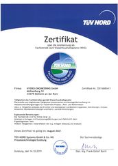 WHG-Zertifikat